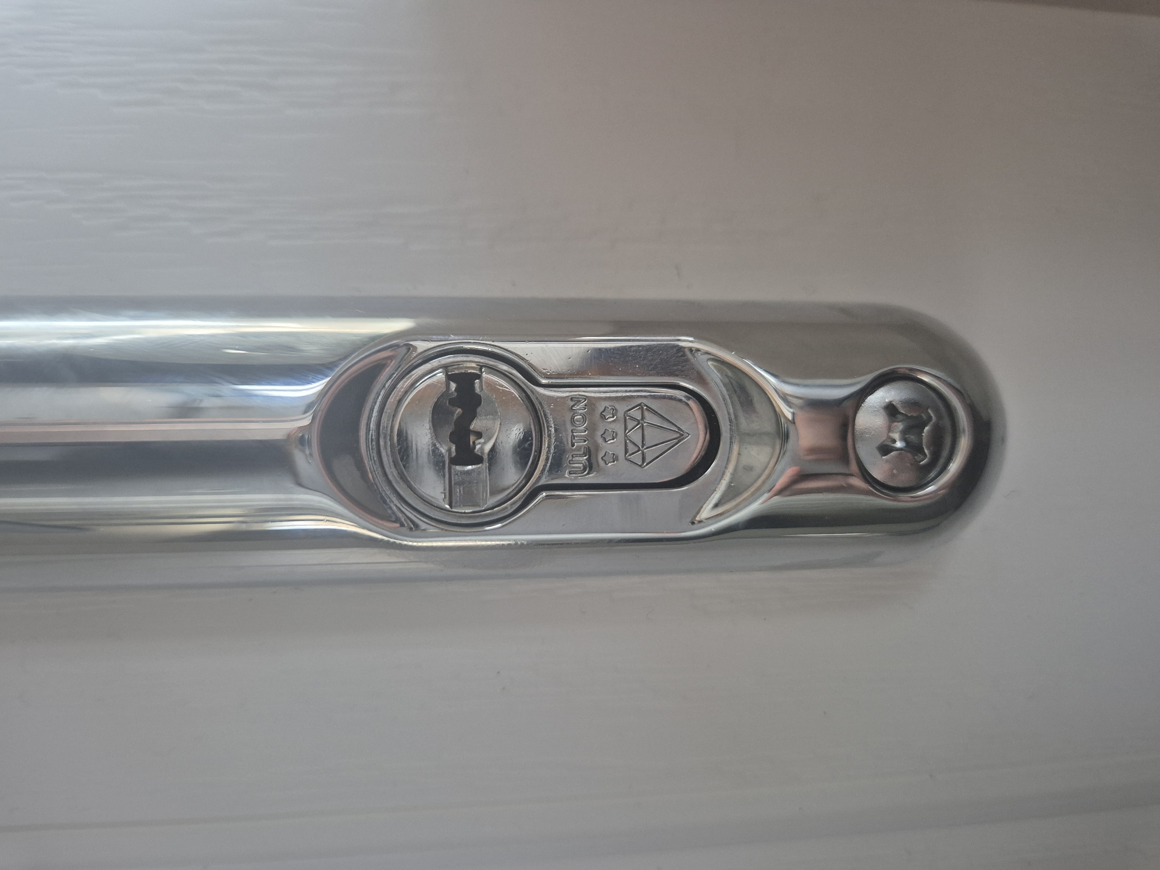 Ultion WXM anti snap lock fitted to composite door